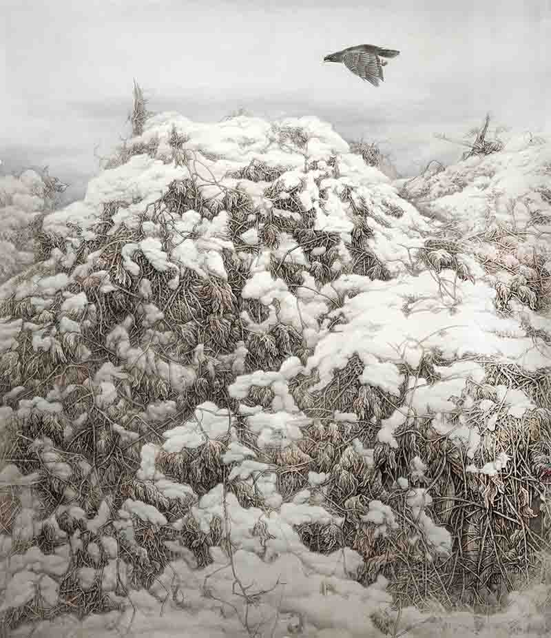 大雪小雪又一年 170cmx190cm