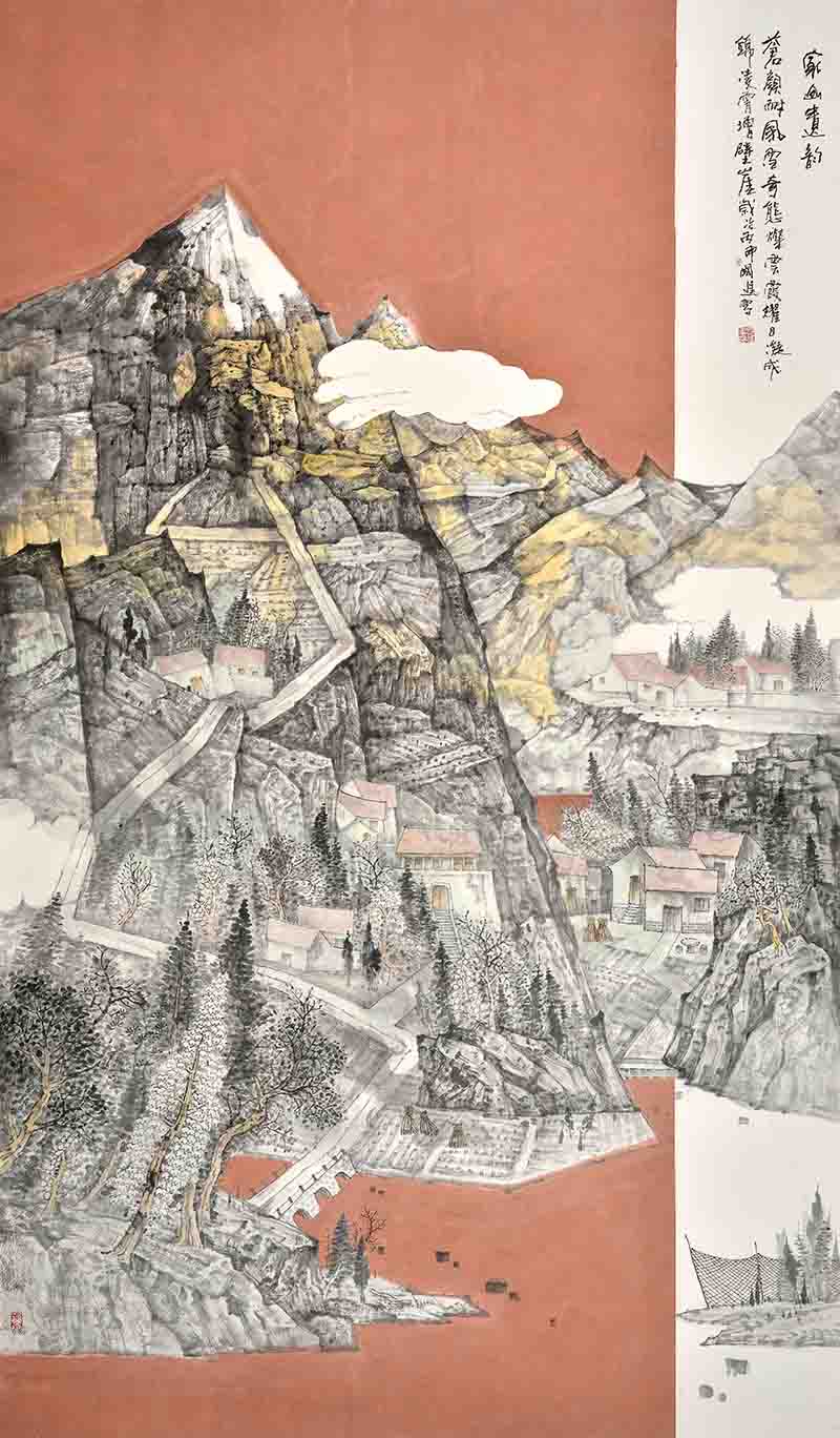 家山遗韵 145cmx240cm