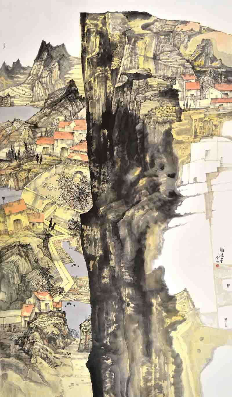 梦里家山又一秋 145cmx240cm